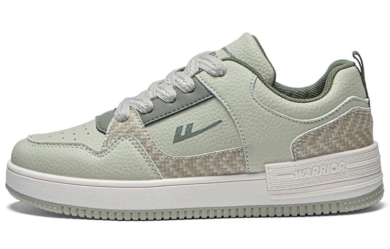 Кроссовки WARRIOR Skateboarding Shoes Unisex Low-top, бежевый/темно-синий