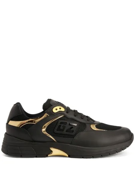 Кроссовки Giuseppe Zanotti GZ Runner, черный/золотой