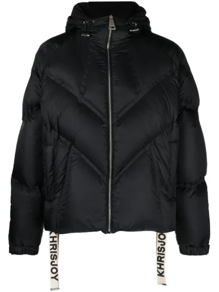 Khrisjoy hooded padded jacket, черный
