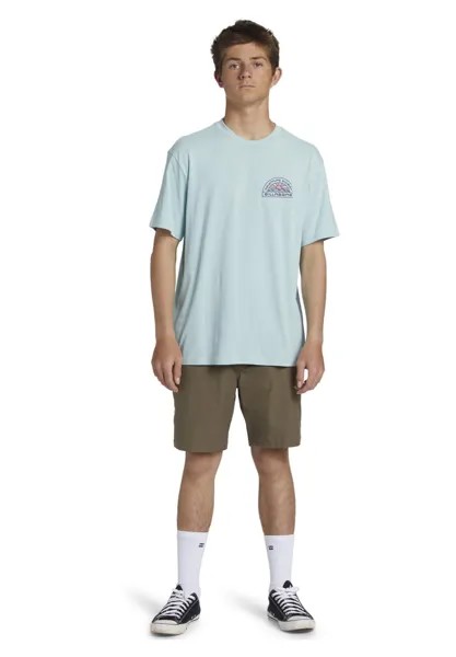 À MANCHES COURTES Sun Up Billabong, Футболка с принтом светло-синий