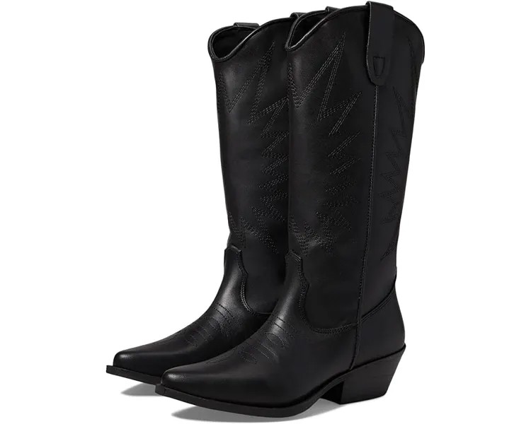 Ботинки Steve Madden Lilibeth Western Boot, черная кожа