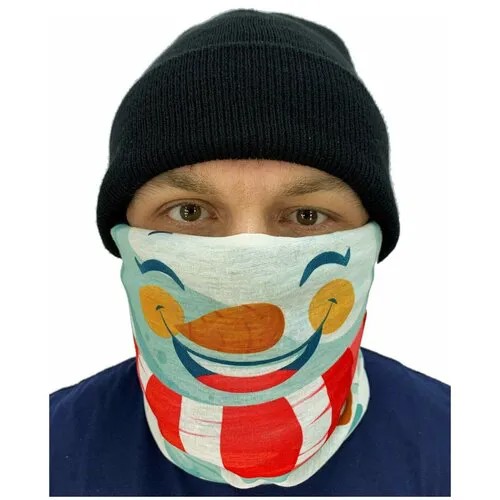 Шарф Skully Clothing Company, one size, черный