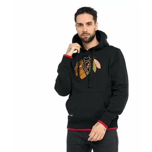 Толстовка Atributika & Club Chicago Blackhawks, размер L, , черный