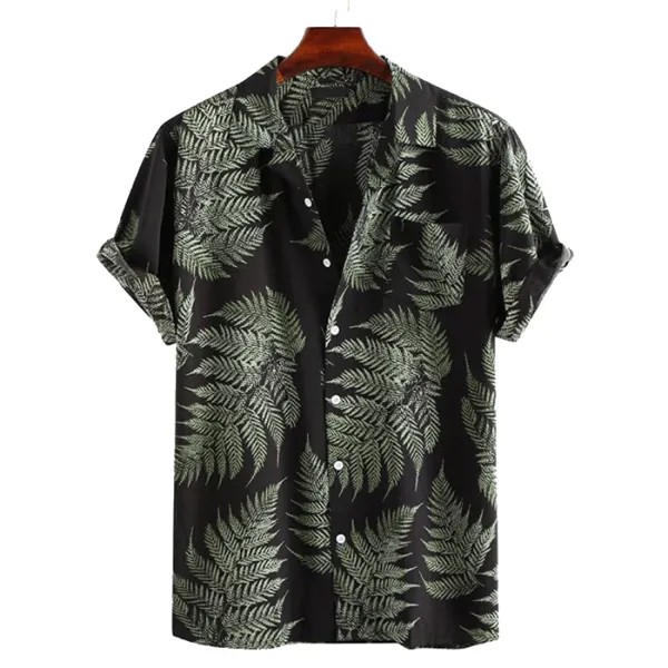 Мужская рубашка с принтом Palm Tree Hawaiian Vacation
