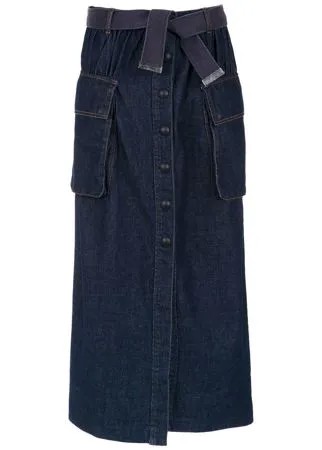 Andrea Bogosian длинная джинсовая юбка