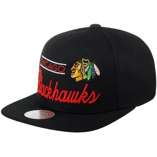 Бейсболка Mitchell & Ness, размер OneSize, черный