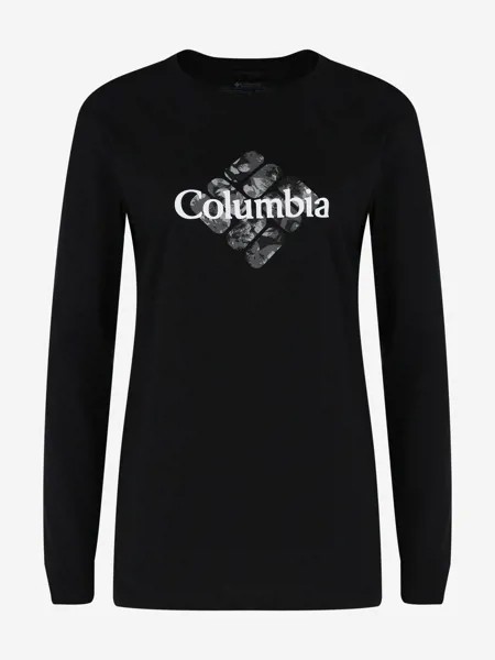 Лонгслив женский Columbia Culver City LS Graphic Tee, Черный, размер 52-54