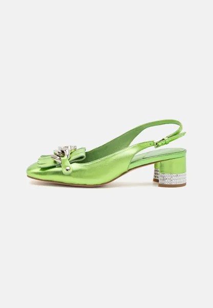 Туфли GOLIAH Jeffrey Campbell, цвет green metallic