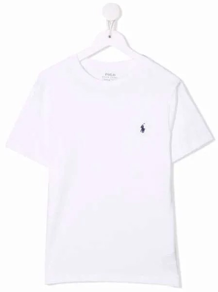 Ralph Lauren Kids футболка с вышивкой Polo Pony