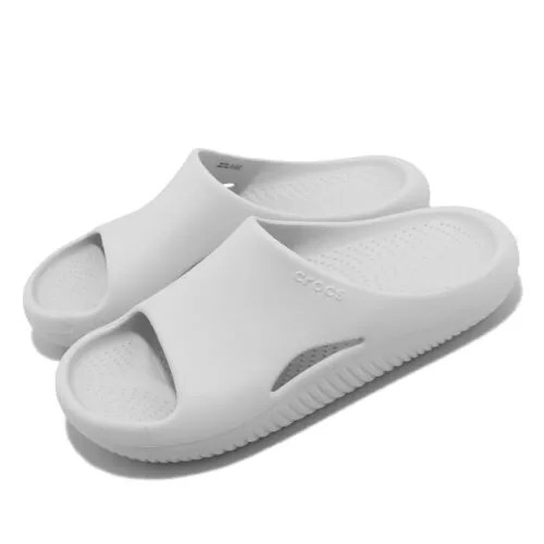 Мужские повседневные сандалии унисекс без шнурков Crocs Mellow Slide Grey 208392-1FT унисекс LifeStyle 208392-1FT