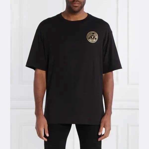 Футболка свободного кроя Versace, черный