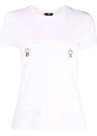 Elisabetta Franchi футболка с логотипом
