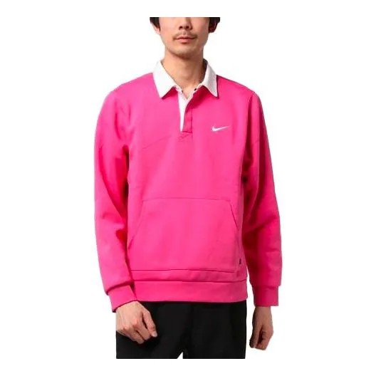 Толстовка Men's Nike SB Skateboard Casual Sports Fleece Lined Pink, розовый