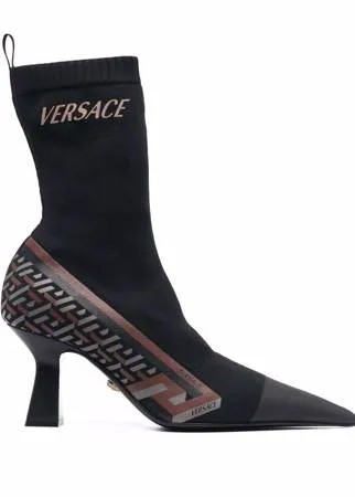 Versace ботинки-носки La Greca