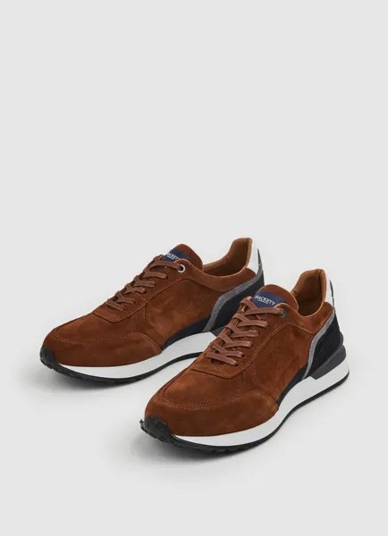 Мужские кроссовки Hackett (GRAFTON RUNNER SUEDE HMS21238), бежевые