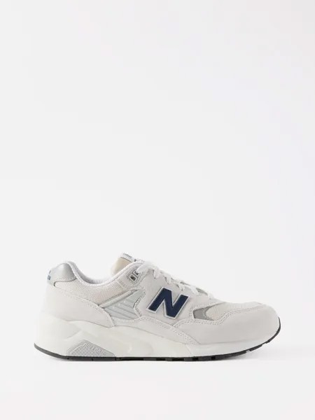 Кроссовки mt580 из замши и сетки New Balance, серый