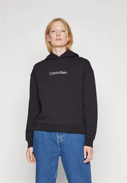 Толстовка Calvin Klein HERO LOGO HOODIE, черный