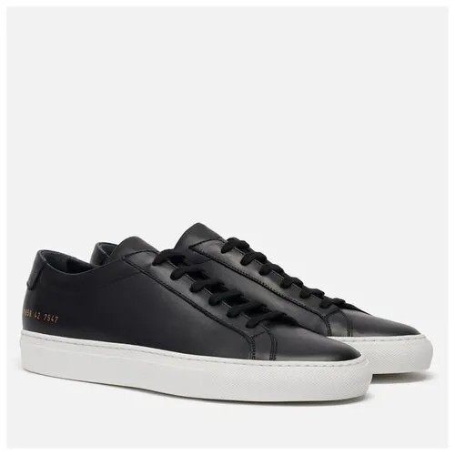 Мужские кеды Common Projects Achilles Low White Sole чёрный , Размер 41 EU