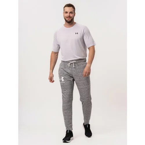 Брюки спортивные Under Armour Rival Terry Joggers, размер MD, белый