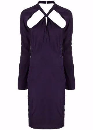 Gucci Pre-Owned платье миди с вырезами
