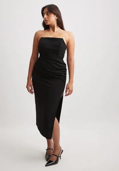 Элегантное платье Mit Bandeau-Korsett NA-KD, черный