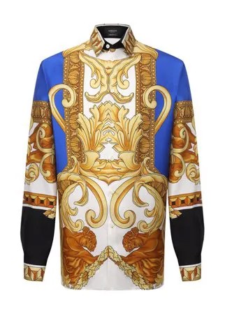 Шелковая рубашка Versace
