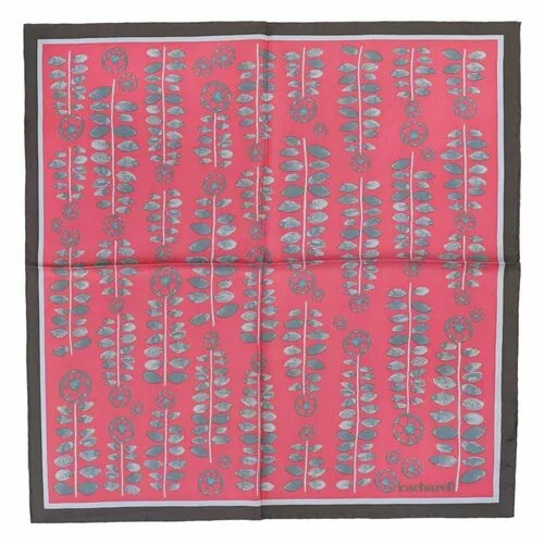 Платок Cacharel, натуральный шелк, 53х53 см, розовый