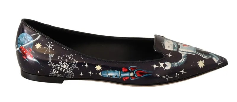 DOLCE - GABBANA Shoes Черные балетки Outer Space EU36 / US5,5 Рекомендуемая розничная цена 800 долларов США