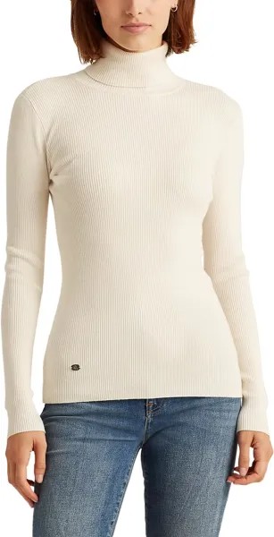 Свитер Petite Turtleneck Sweater LAUREN Ralph Lauren, цвет Mascarpone Cream