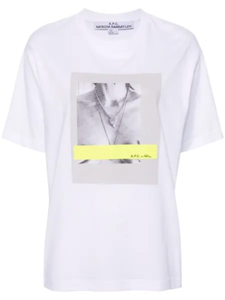 A.P.C. футболка xNRL из органического хлопка, белый
