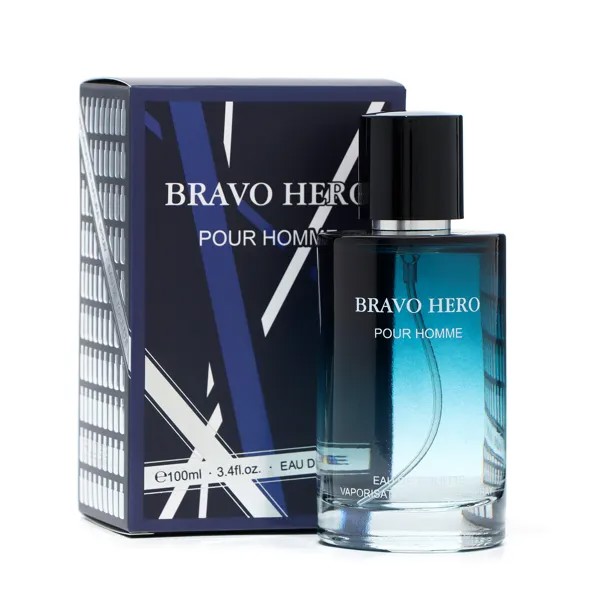 Туалетная вода мужская bravo hero, 100 мл