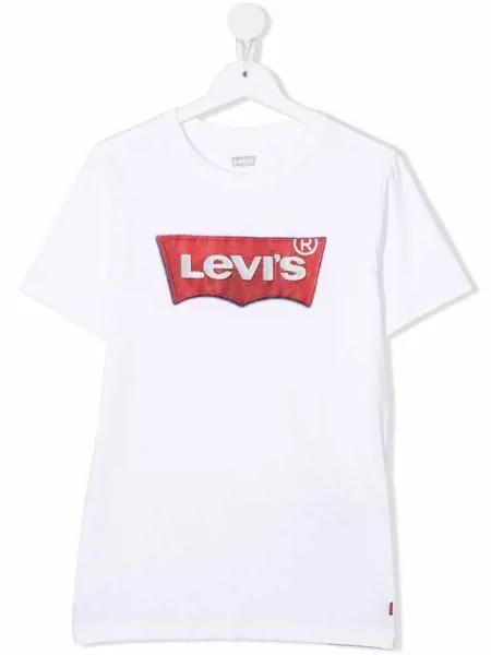 Levi's Kids длинная футболка с логотипом