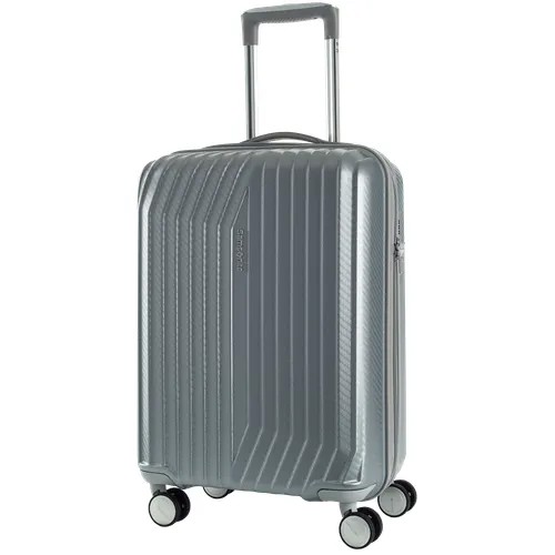 Чемодан Samsonite BY125001-1, 30 л, размер S, серебряный