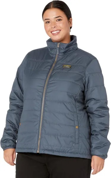 Классическая куртка-пуховик больших размеров Mountain L.L.Bean, цвет Gunmetal Gray