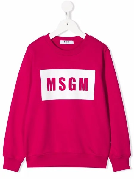 MSGM Kids толстовка с логотипом