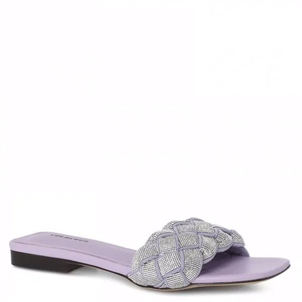 Сланцы женские Lola Cruz 054Z00BK фиолетовые 41 EU
