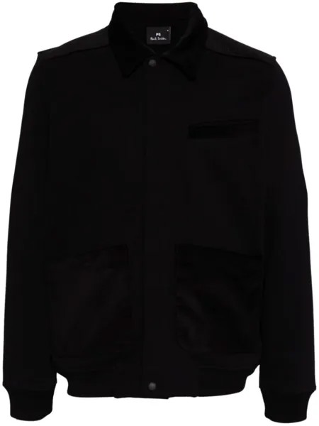 PS Paul Smith вельветовая куртка-рубашка, черный