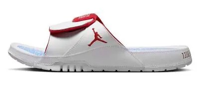 Мужские шлепанцы Jordan Hydro XI Retro, белые/красно-красные (AA1336 166)
