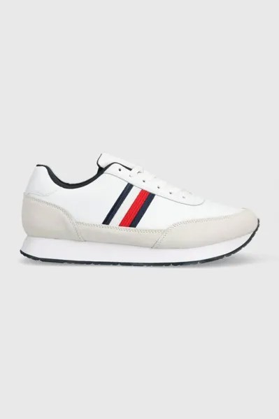 Кожаные кроссовки FM0FM04397 CORE EVA RUNNER CORPORATE LEA Tommy Hilfiger, белый