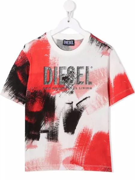 Diesel Kids футболка с логотипом