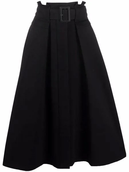 Proenza Schouler юбка со складками и поясом
