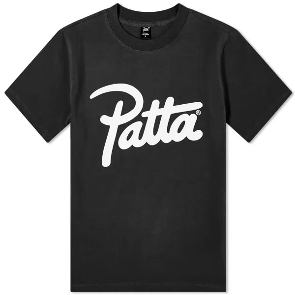 Базовая приталенная футболка Patta, черный