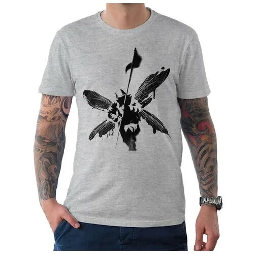 Футболка Design Heroes, размер 3XL, серый..