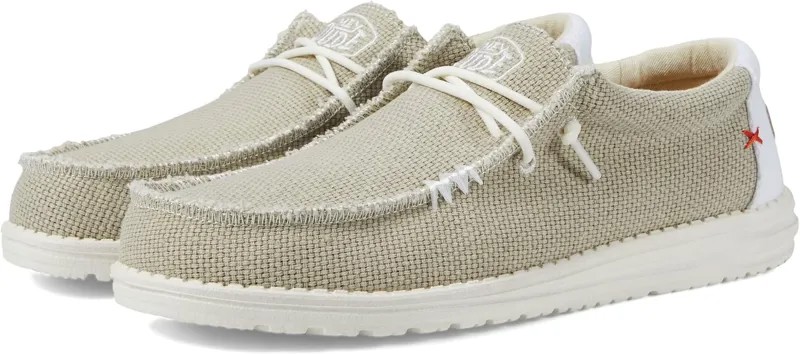 Кроссовки Hey Dude Wally Braided Slip-On Casual Shoes, цвет Off-White