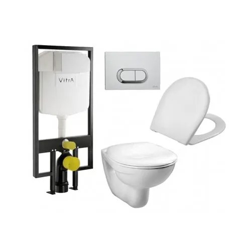 Унитаз с инсталляцией подвесной VitrA Normus 9773B003-7203 с горизонтальным выпуском