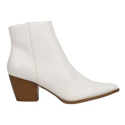 Женские белые повседневные ботинки COCONUTS by Matisse Spirit с молнией и острым носком
