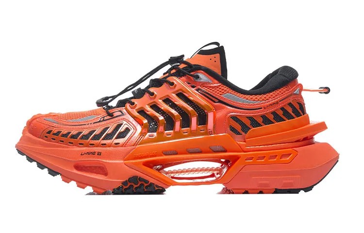 LiNing Xuankong Lifestyle Shoes Women's Low-top Flame Orange/black