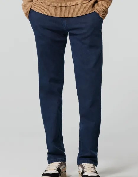 Брюки чинос Meyer Hose Baumwoll Lyocell Denim, цвет Dark Blue