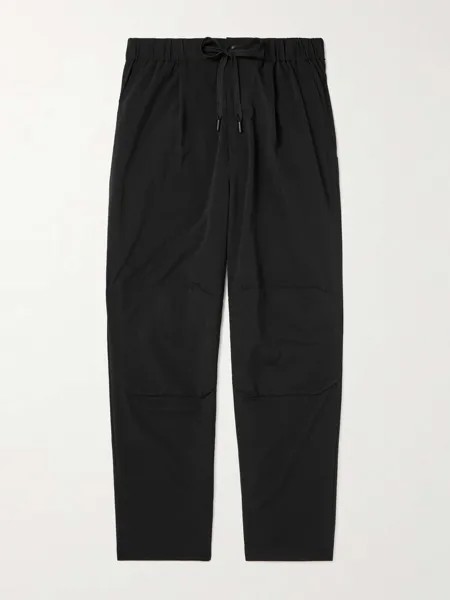 Зауженные брюки узкого кроя с завязками на шнурке SNOW PEAK, черный