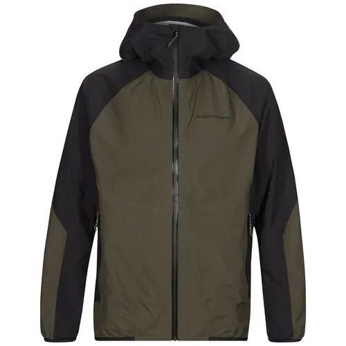 Куртка Для Активного Отдыха Peak Performance Pac Jacket M Black Olive (Us:s)